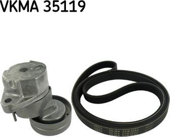 SKF VKMA 35119 - Поликлиновый ременный комплект unicars.by