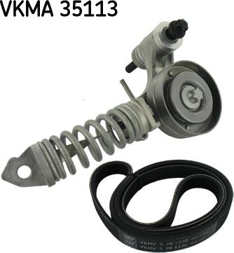 SKF VKMA 35113 - Поликлиновый ременный комплект unicars.by