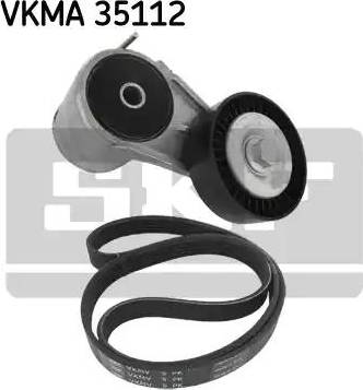 SKF VKMA 35112 - Поликлиновый ременный комплект unicars.by