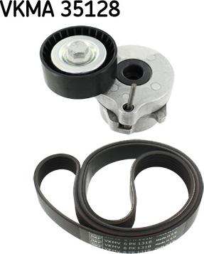 SKF VKMA 35128 - Поликлиновый ременный комплект unicars.by