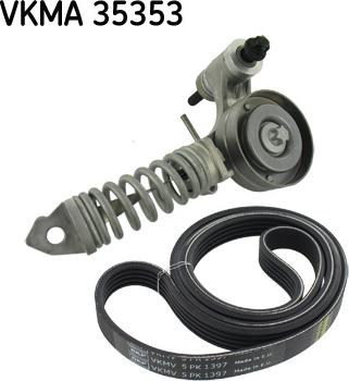 SKF VKMA 35353 - Поликлиновый ременный комплект unicars.by