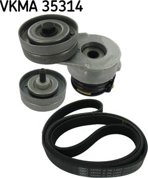 SKF VKMA 35314 - Поликлиновый ременный комплект unicars.by