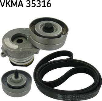 SKF VKMA 35316 - Поликлиновый ременный комплект unicars.by