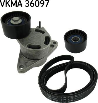 SKF VKMA 36097 - Поликлиновый ременный комплект unicars.by