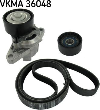 SKF VKMA 36048 - Поликлиновый ременный комплект unicars.by