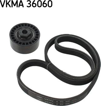 SKF VKMA 36060 - Поликлиновый ременный комплект unicars.by