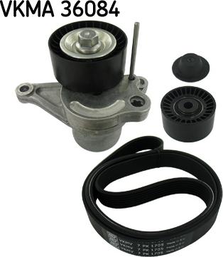 SKF VKMA 36084 - Поликлиновый ременный комплект unicars.by