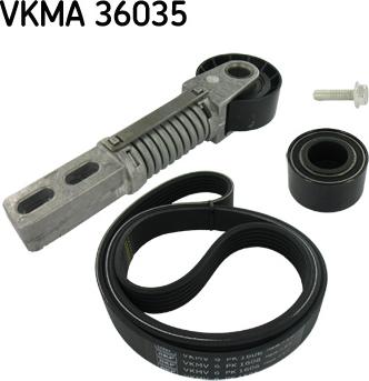 SKF VKMA 36035 - Поликлиновый ременный комплект unicars.by