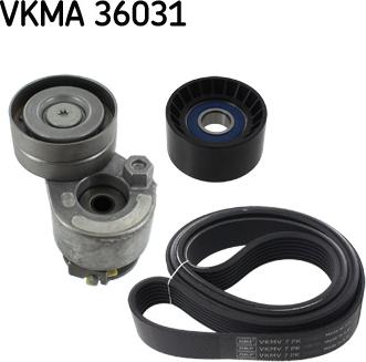 SKF VKMA 36031 - Поликлиновый ременный комплект unicars.by