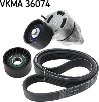 SKF VKMA 36074 - Поликлиновый ременный комплект unicars.by