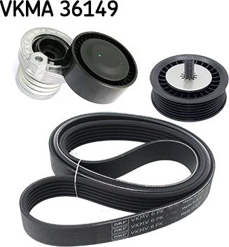 SKF VKMA 36149 - Поликлиновый ременный комплект unicars.by