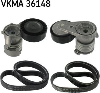 SKF VKMA 36148 - Поликлиновый ременный комплект unicars.by