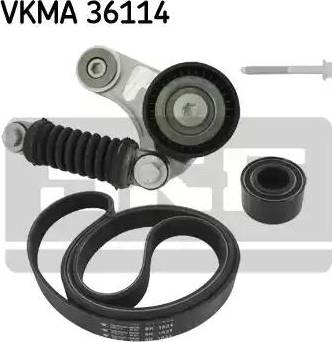 SKF VKMA 36114 - Поликлиновый ременный комплект unicars.by