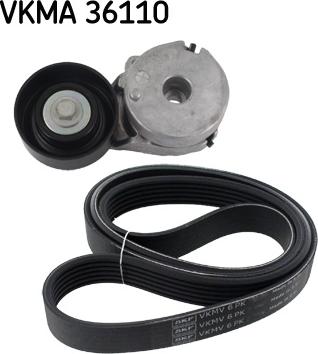 SKF VKMA 36110 - Поликлиновый ременный комплект unicars.by