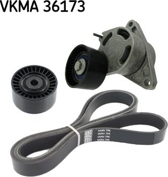 SKF VKMA 36173 - Поликлиновый ременный комплект unicars.by