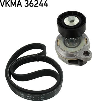 SKF VKMA 36244 - Поликлиновый ременный комплект unicars.by