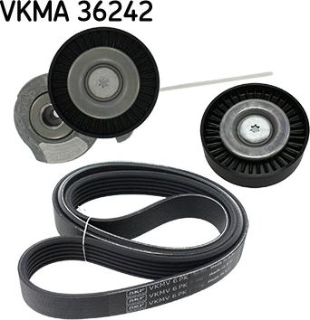 SKF VKMA 36242 - Поликлиновый ременный комплект unicars.by