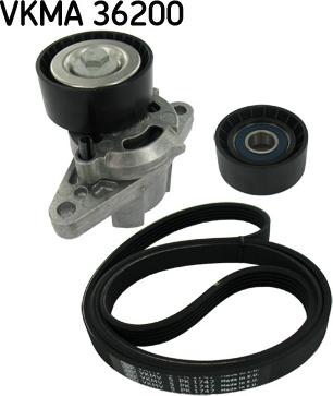 SKF VKMA 36200 - Поликлиновый ременный комплект unicars.by