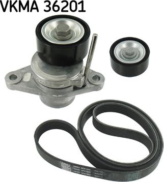 SKF VKMA 36201 - Поликлиновый ременный комплект unicars.by