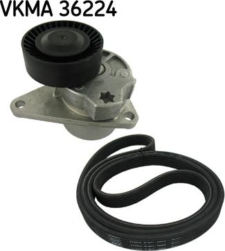 SKF VKMA 36224 - Поликлиновый ременный комплект unicars.by