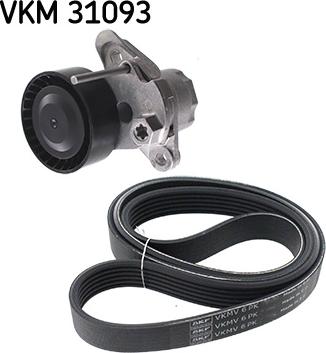 SKF VKMA 31093 - Поликлиновый ременный комплект unicars.by