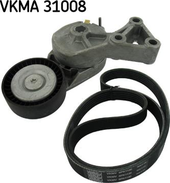 SKF VKMA 31008 - Поликлиновый ременный комплект unicars.by