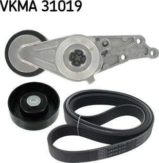 SKF VKMA 31019 - Поликлиновый ременный комплект unicars.by