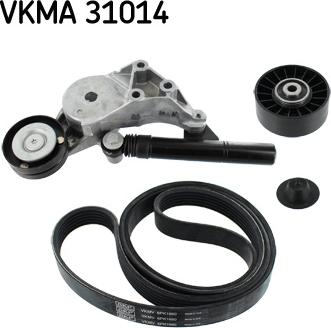 SKF VKMA 31014 - Поликлиновый ременный комплект unicars.by