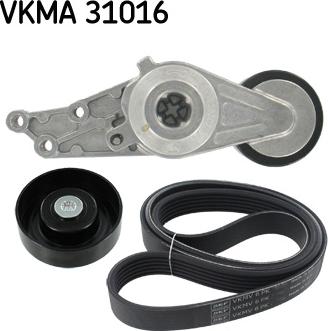 SKF VKMA 31016 - Поликлиновый ременный комплект unicars.by