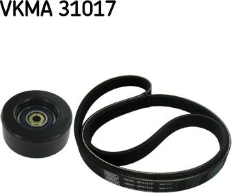 SKF VKMA 31017 - Поликлиновый ременный комплект unicars.by