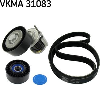 SKF VKMA 31083 - Поликлиновый ременный комплект unicars.by