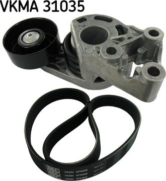 SKF VKMA 31035 - Поликлиновый ременный комплект unicars.by