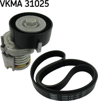 SKF VKMA 31025 - Поликлиновый ременный комплект unicars.by