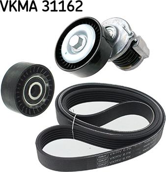 SKF VKMA 31162 - Поликлиновый ременный комплект unicars.by