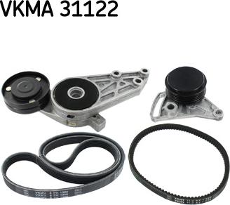 SKF VKMA 31122 - Поликлиновый ременный комплект unicars.by