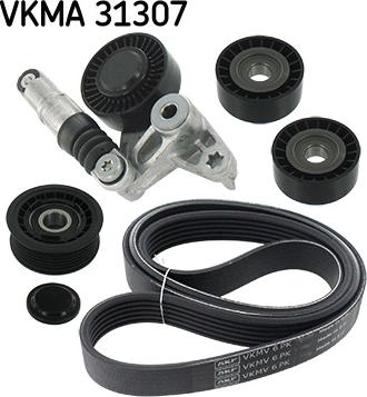 SKF VKMA 31307 - Поликлиновый ременный комплект unicars.by