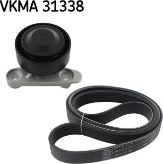 SKF VKMA 31338 - Поликлиновый ременный комплект unicars.by