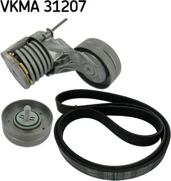 SKF VKMA 31207 - Поликлиновый ременный комплект unicars.by