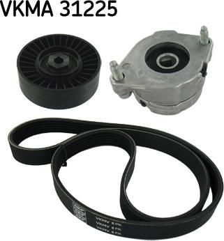 SKF VKMA 31225 - Поликлиновый ременный комплект unicars.by