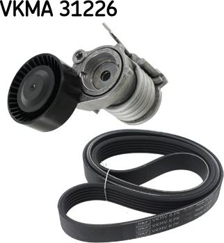 SKF VKMA 31226 - Поликлиновый ременный комплект unicars.by