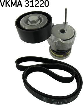 SKF VKMA 31220 - Поликлиновый ременный комплект unicars.by