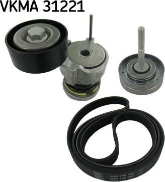 SKF VKMA 31221 - Поликлиновый ременный комплект unicars.by