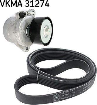 SKF VKMA 31274 - Поликлиновый ременный комплект unicars.by