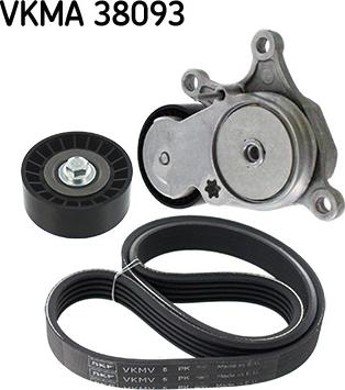 SKF VKMA 38093 - Поликлиновый ременный комплект unicars.by