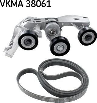 SKF VKMA 38061 - Поликлиновый ременный комплект unicars.by