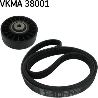 SKF VKMA 38001 - Поликлиновый ременный комплект unicars.by