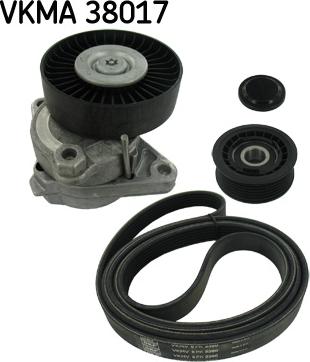 SKF VKMA 38017 - Поликлиновый ременный комплект unicars.by