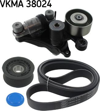 SKF VKMA 38024 - Поликлиновый ременный комплект unicars.by