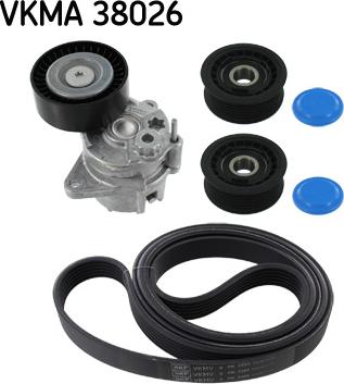 SKF VKMA 38026 - Поликлиновый ременный комплект unicars.by