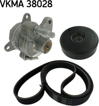 SKF VKMA 38028 - Поликлиновый ременный комплект unicars.by